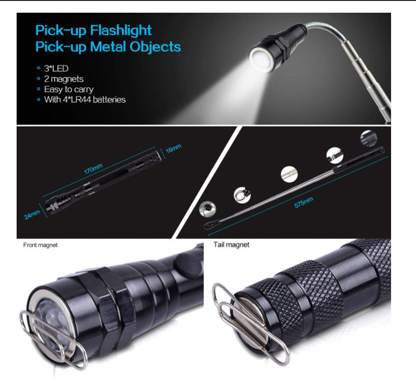 Flexible And Expandable LED Flashlight