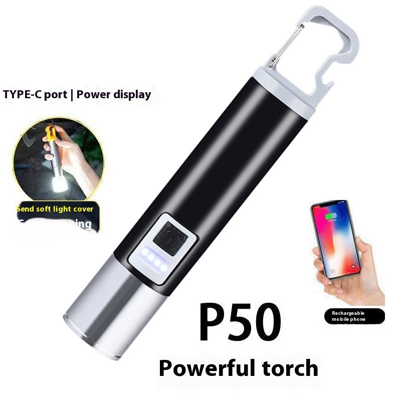 LED Strong Light Charging Long-lasting Bright Long-range Flashlight