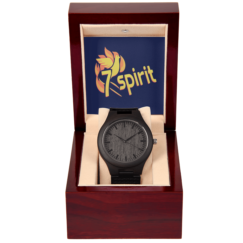 Montre 7Spirit en bois avec un design esthétique et spirituel