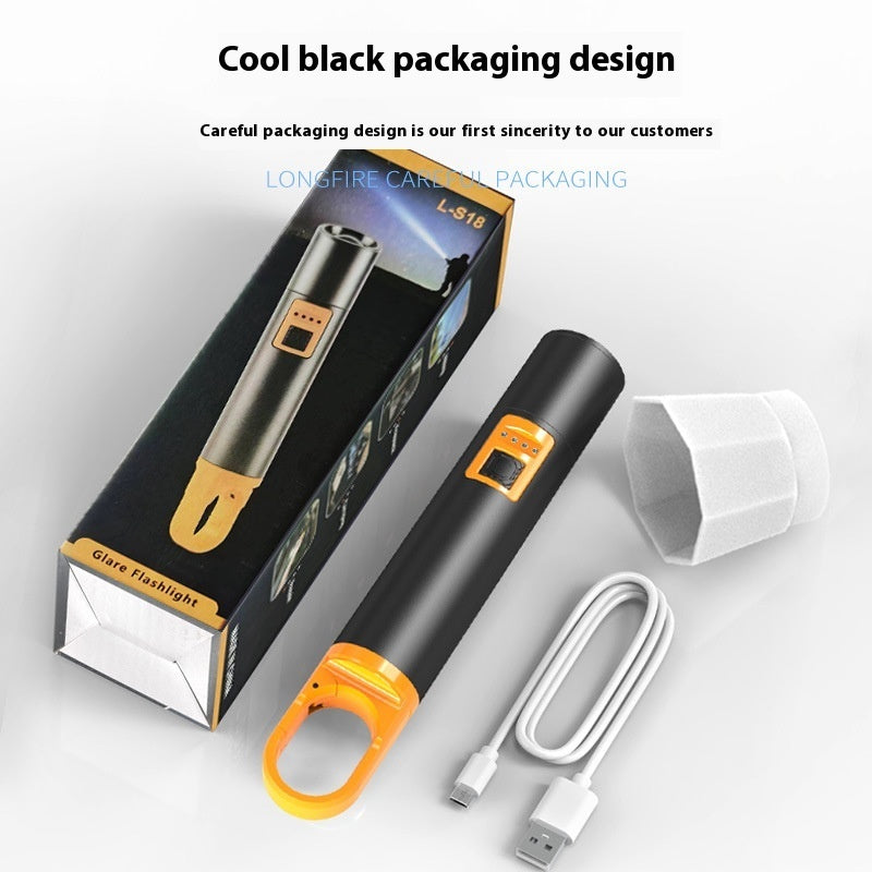 LED Strong Light Charging Long-lasting Bright Long-range Flashlight
