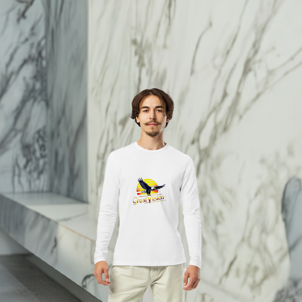 Great Vision Long Sleeve Fitted Crew