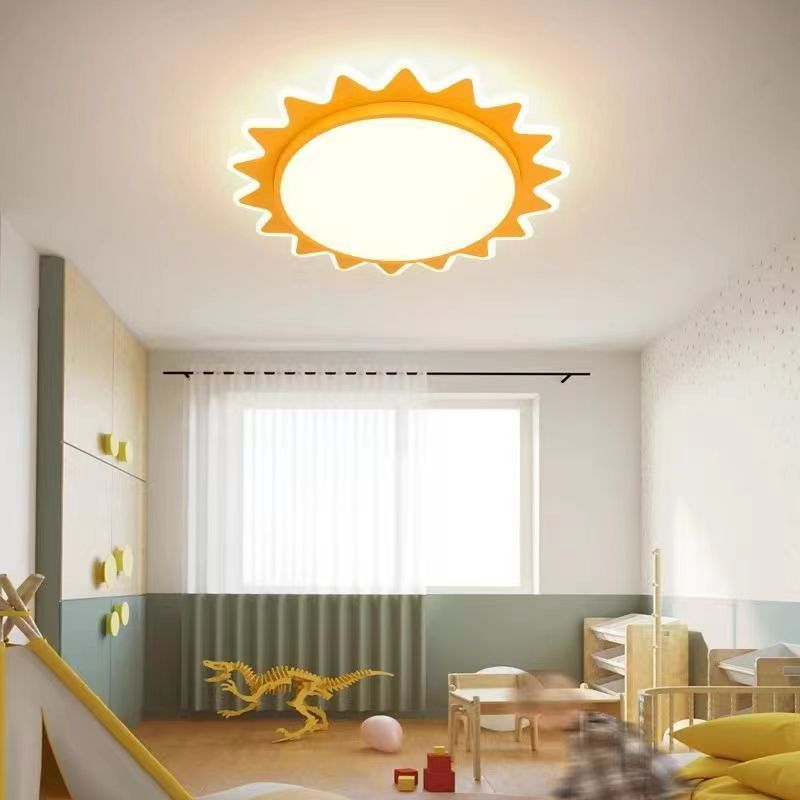 Children's Room Cartoon Eye Protection Sun Ceiling Lamp