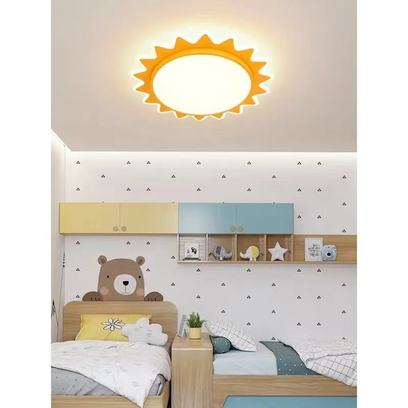 Children's Room Cartoon Eye Protection Sun Ceiling Lamp