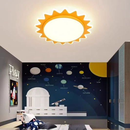 Children's Room Cartoon Eye Protection Sun Ceiling Lamp