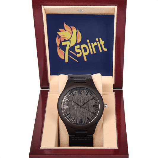 Montre 7Spirit en bois avec un design esthétique et spirituel
