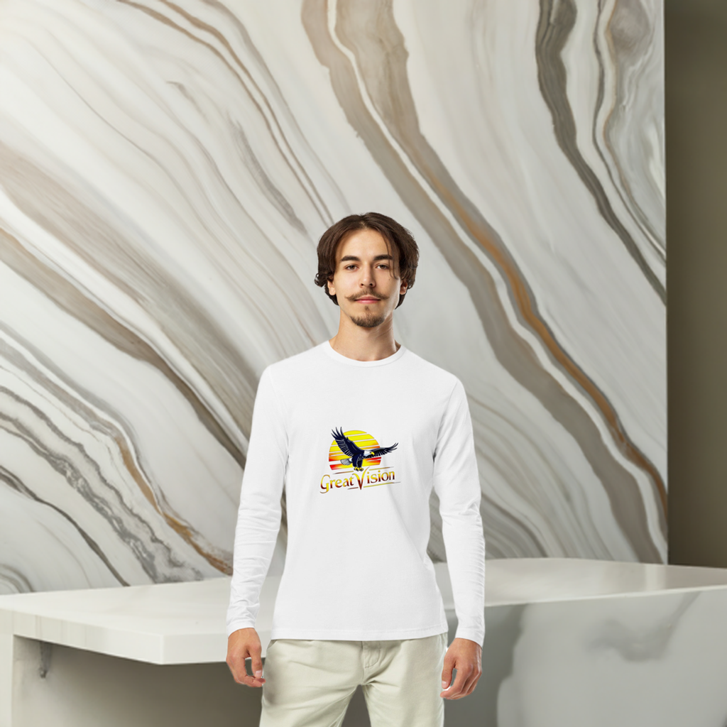 Great Vision Long Sleeve Fitted Crew
